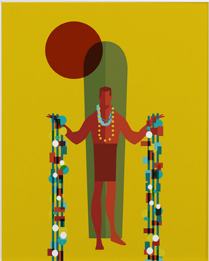 Punky Aloha Prints 11x14. Matted to 16X20 | Tasty Kona