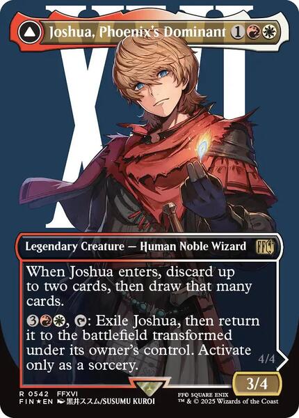 Joshua, Phoenix's Dominant (Borderless) (Surge Foil) - FINAL