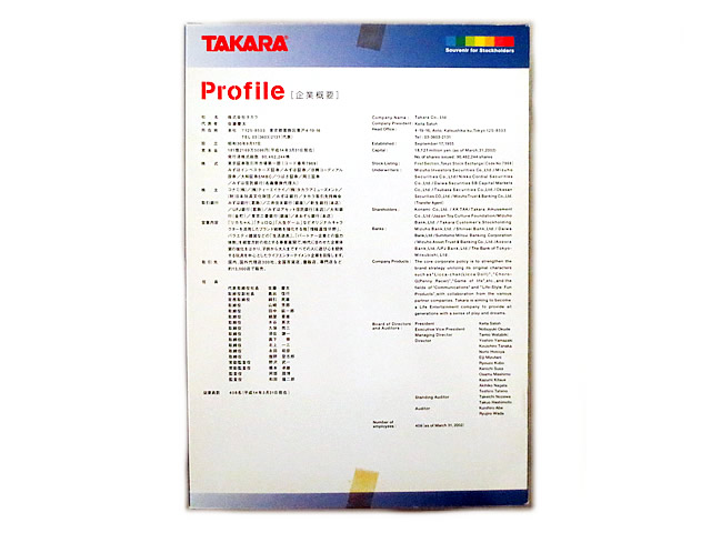 楽天市場】新品 タカラ リカちゃん チョロQ 株主優待 2002