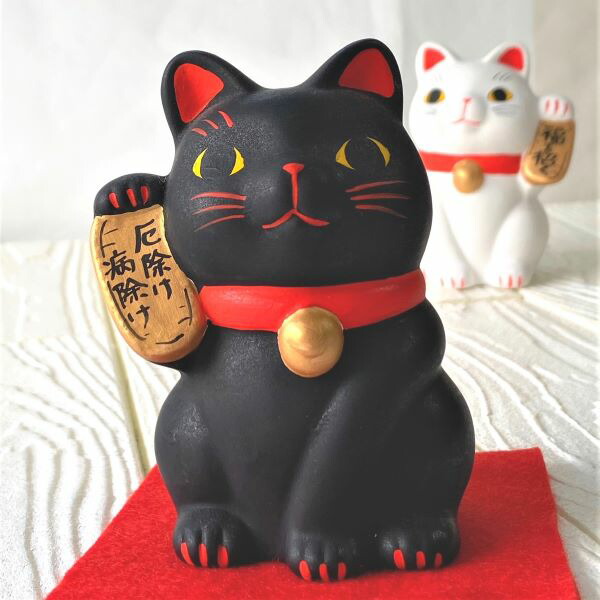 楽天市場】[白小判猫,黒小判猫] 厄除け 病除け 谷中堂 厄除け 病除け