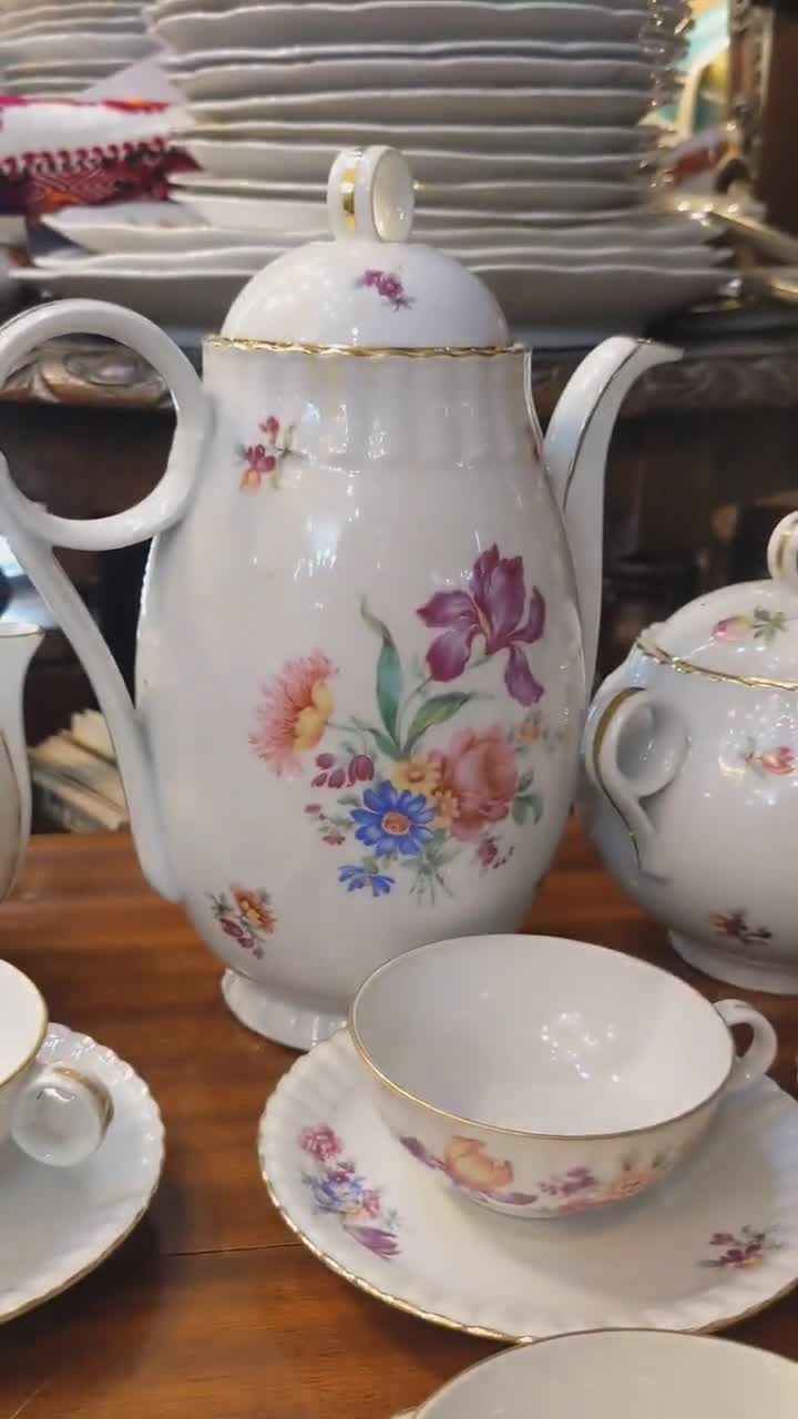 B & C Limoges France L. Bernardaud and Co. Tea Set Floral - Etsy