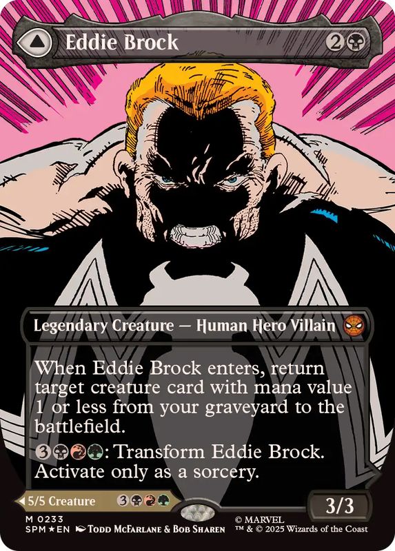 EX+](FOIL)(フルアート)(0233)エディ・ブロック/Eddie Brock《英語