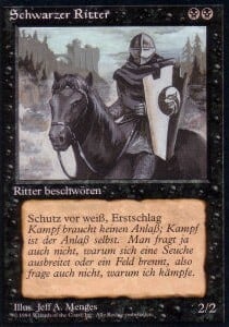 Black Knight Foreign Black Bordered | Magic | CardTrader