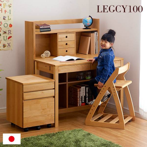 国産 組替えデスク LEGCY(レグシー) 無垢材使用 幅100cm 杉工場 完成品