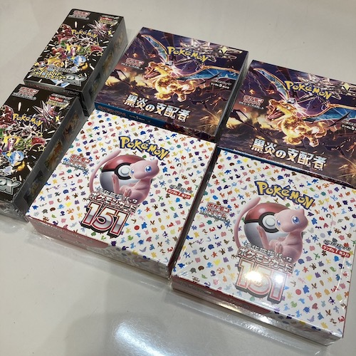 ポケモンカード151・黒炎の支配者・シャイニートレジャーex シュリンク
