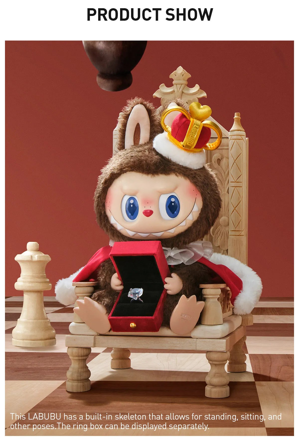 THE MONSTERS – Let's Checkmate Series Vinyl Plush Doll Pop Mart