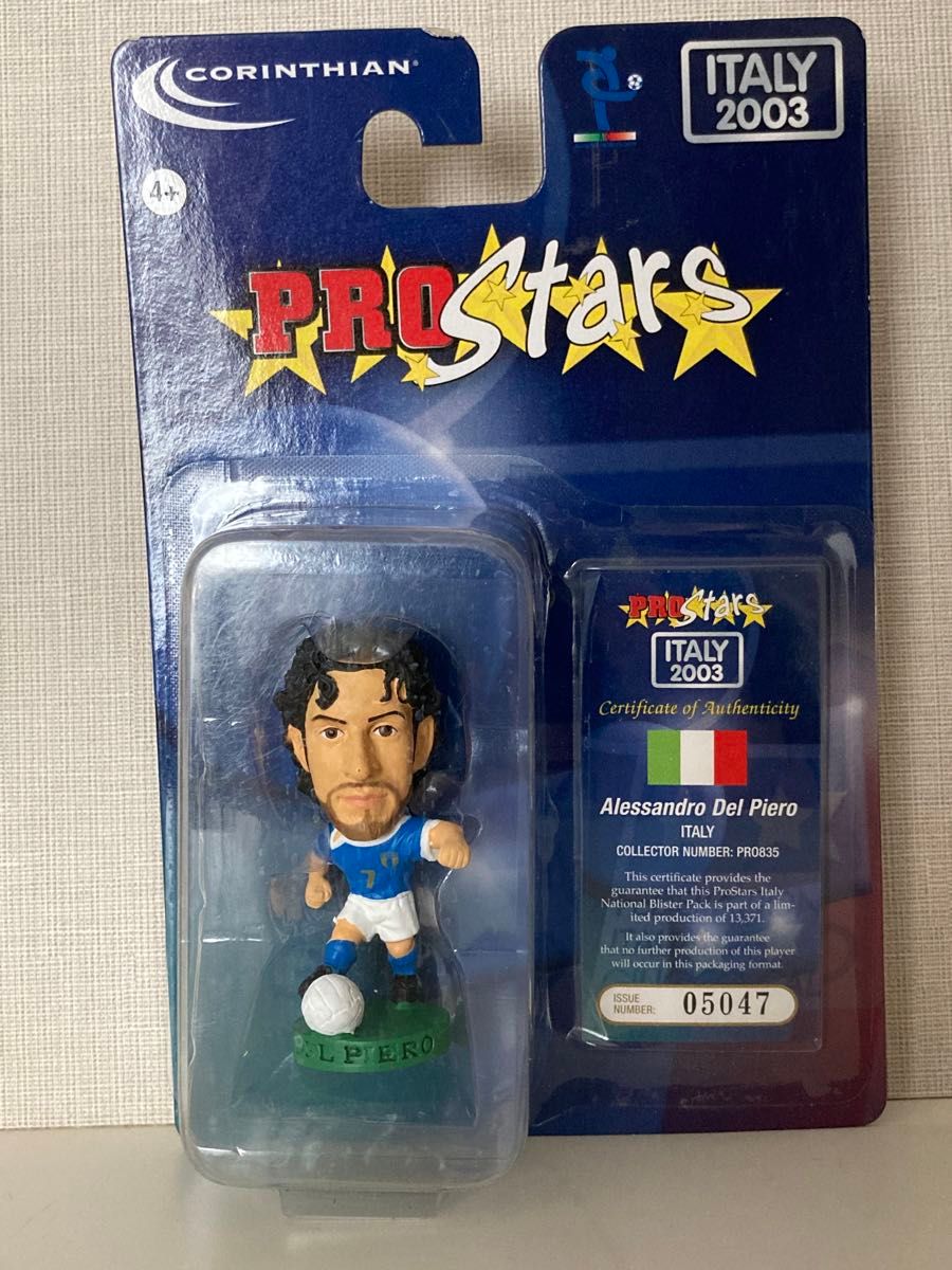人気】デルピエロ イタリア代表 コリンシアンサッカーフィギュア