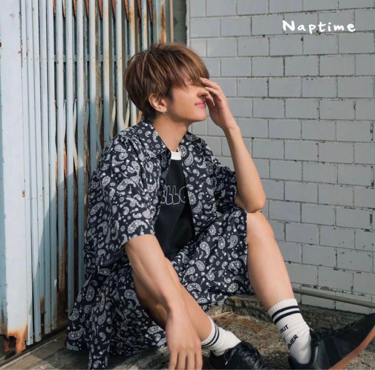 ナップタイム naptime Nissy 西島隆弘ソックス靴下 新品紺色と白2色