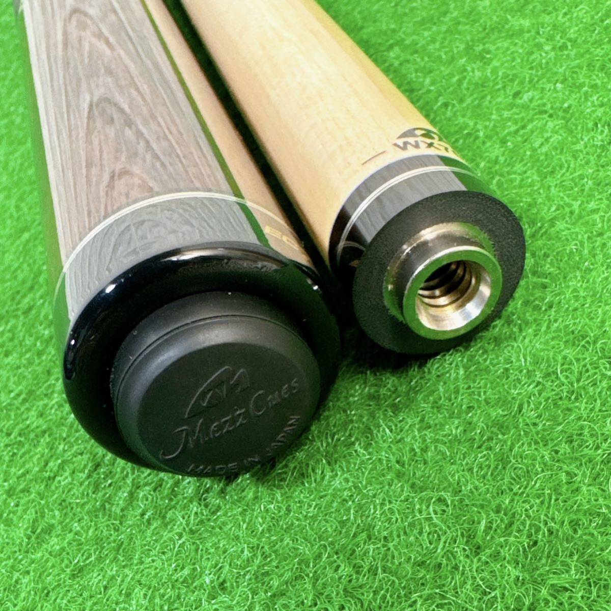 美品】Mezz cues メッヅキュー ビリヤード プレイキュー EC7 WX700