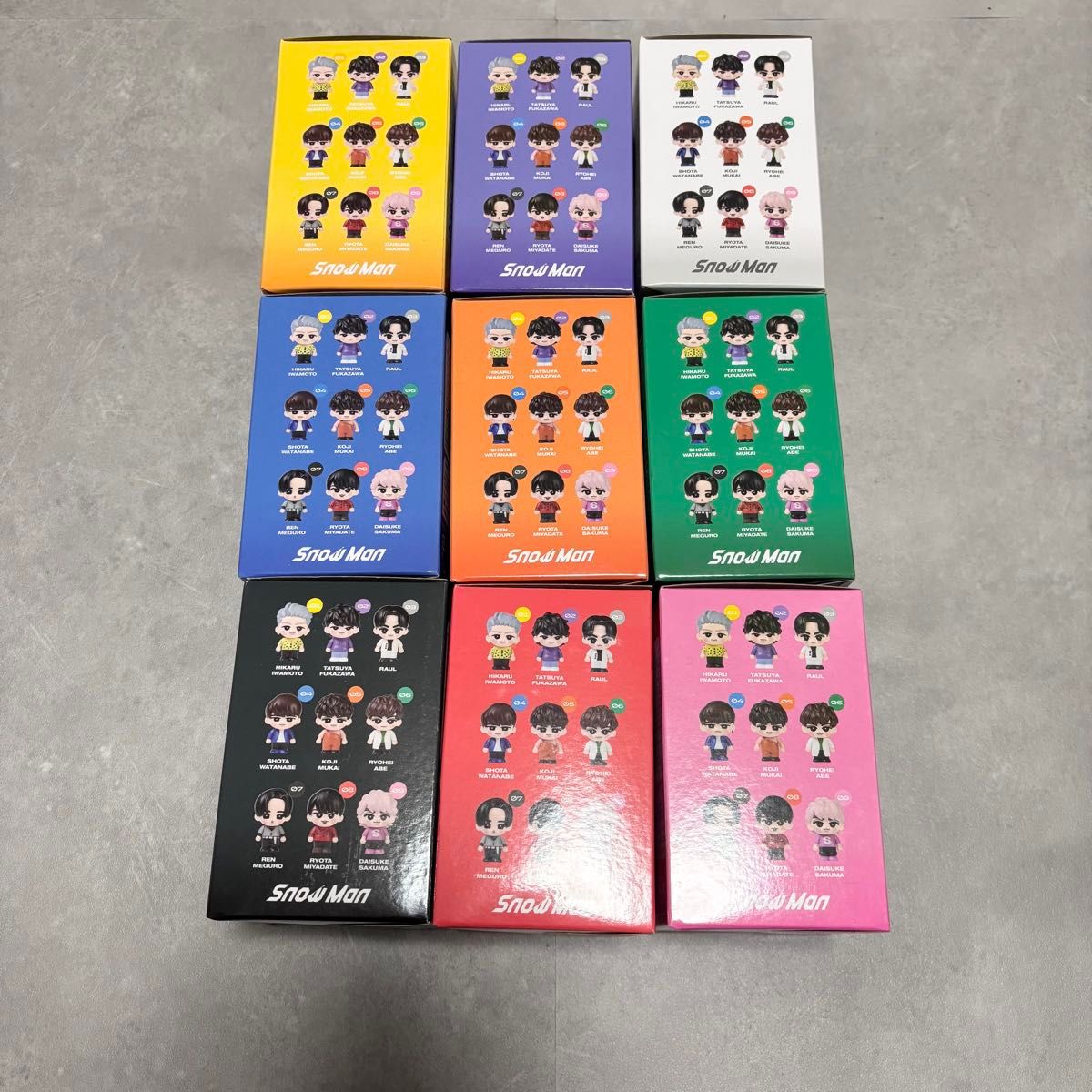 すのチルソフビ セット SnowMan ON ツアーグッズ｜Yahoo!フリマ（旧