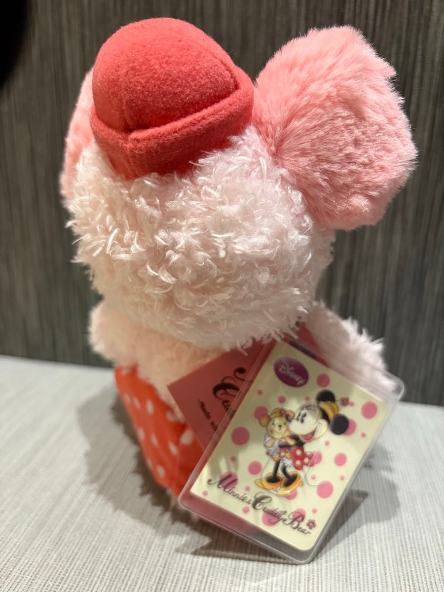 ディズニー タグ付 カドリーベア ミニー ぬいぐるみ ピンク くま 2個