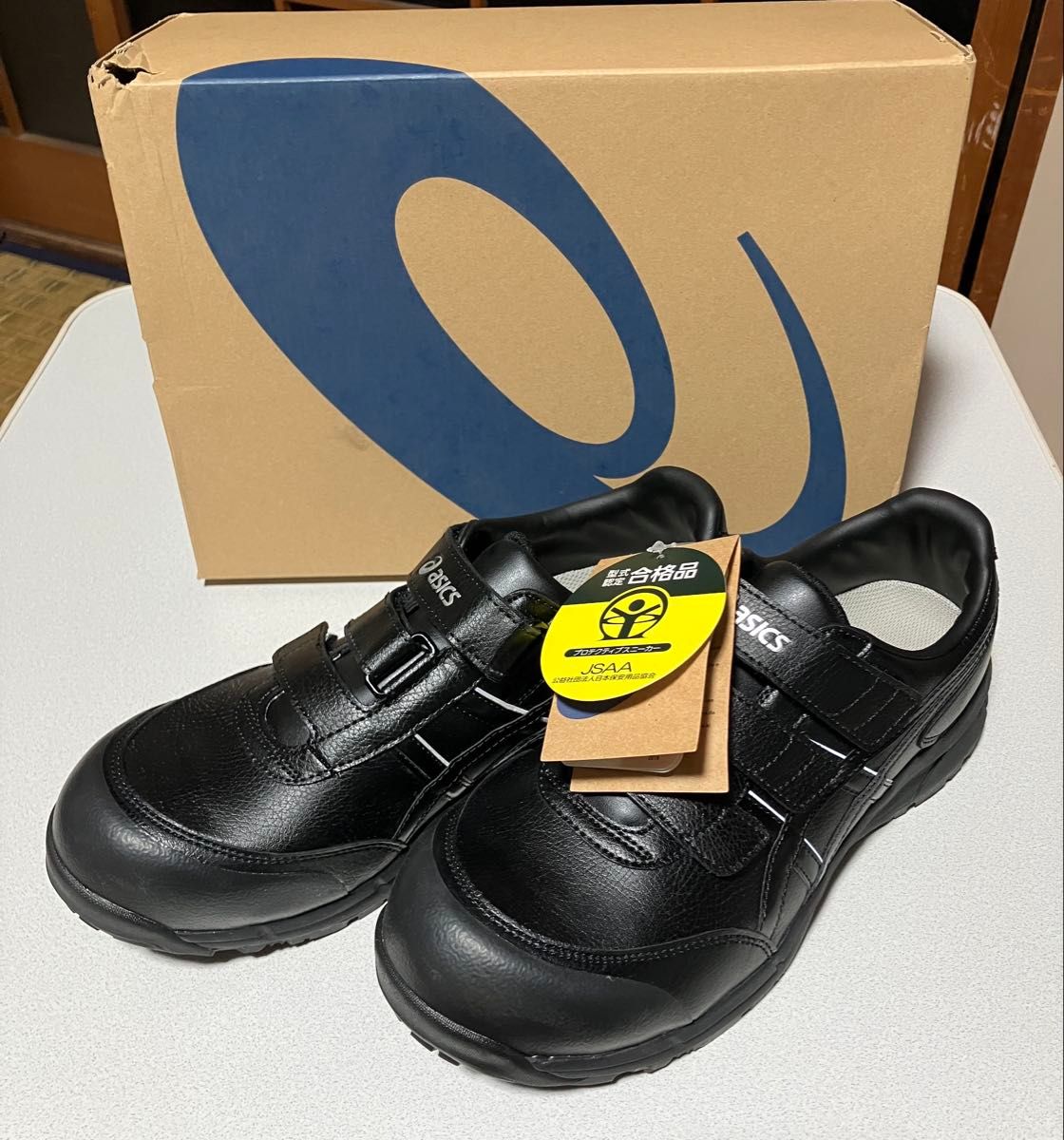 asics アシックス ウィンジョブ CP301（ブラック×ブラック）26 5cm 未