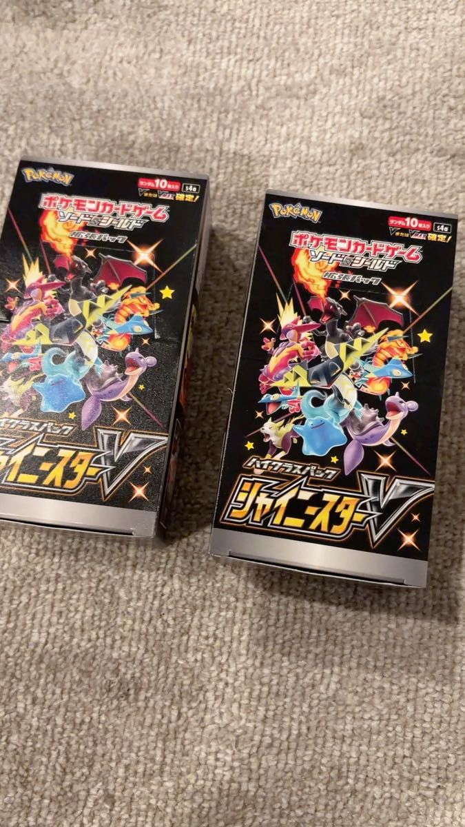 ポケモンカード シャイニースターV 2BOX 新品 未開封 シュリンク付き