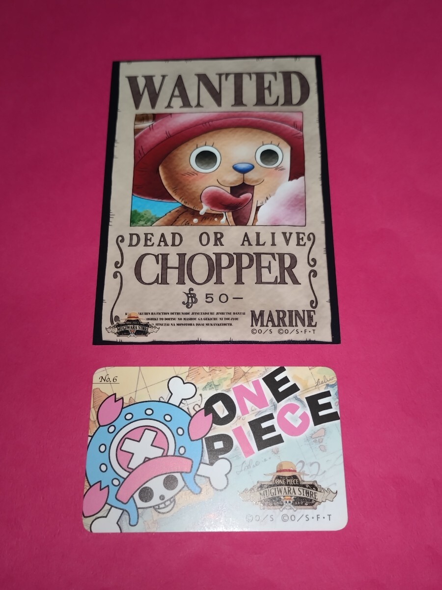 ONE PIECE ワンピース 麦わらストア限定 非売品 手配書 ブロマイド