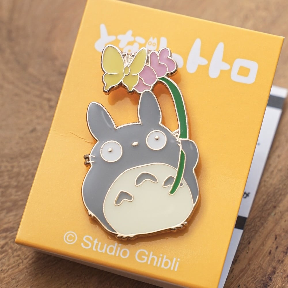 となりのトトロ ピンズ（トトロ花 / T-19/5852） | すすのこ商店