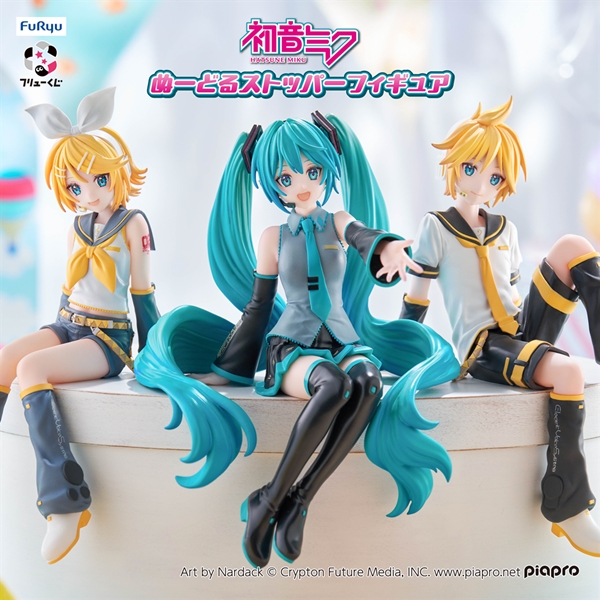 フリューくじ 初音ミク ぬーどるストッパーフィギュア」3月8日(土)より