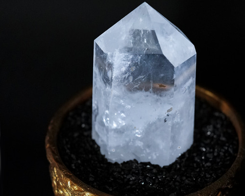 六角柱水晶 （特大）クリスタル 1.5kg & 鉢セット 天然石 その他