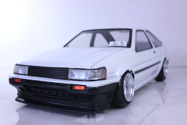パンドラRC トヨタ AE86 カローラ レビン 3DR 1/10電動RCカー用 未塗装