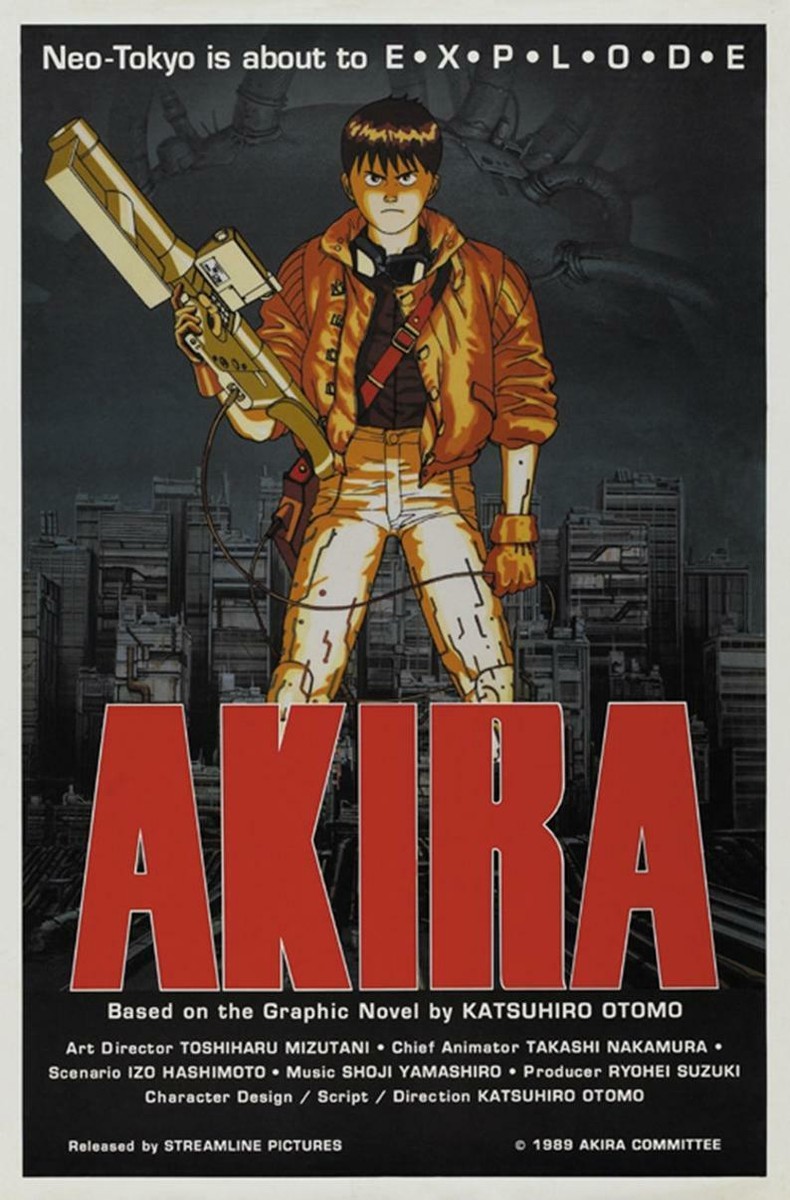 Akira (1988) Katsuhiro Otomo Anime movie poster 24x36 | eBay