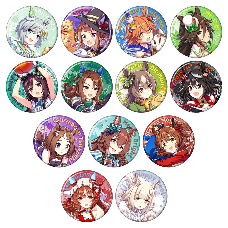 ウマ娘 プリティーダービー_キャラバッジコレクション／B 熱血