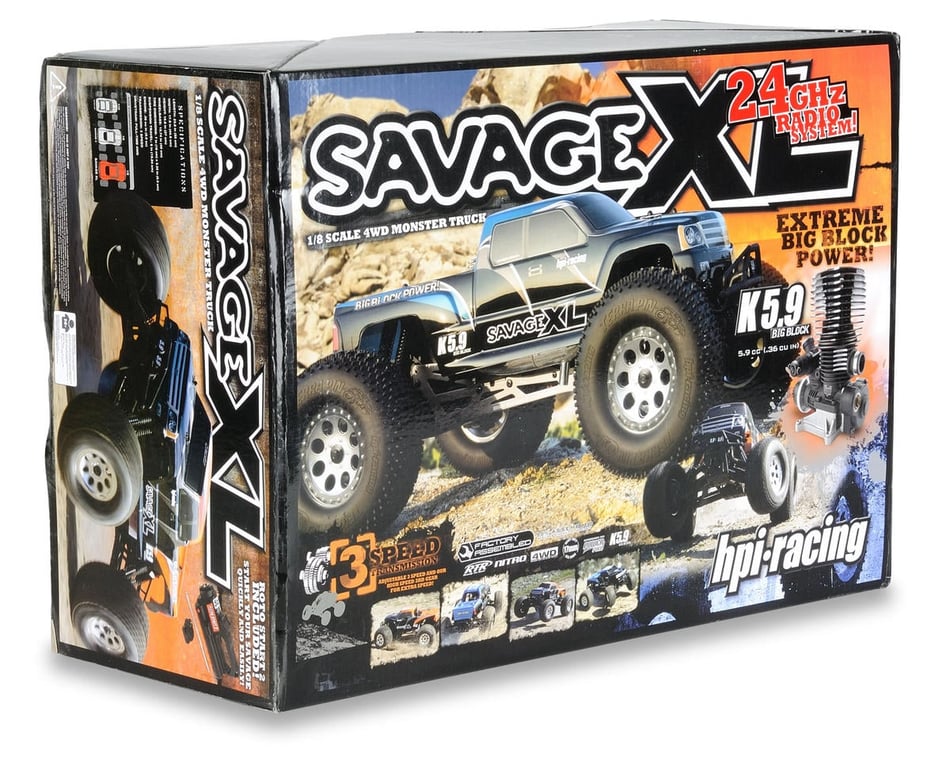 HPI Savage XL 5.9 Big Block 1/8 Scale RTR Monster Truck w/2.4GHz