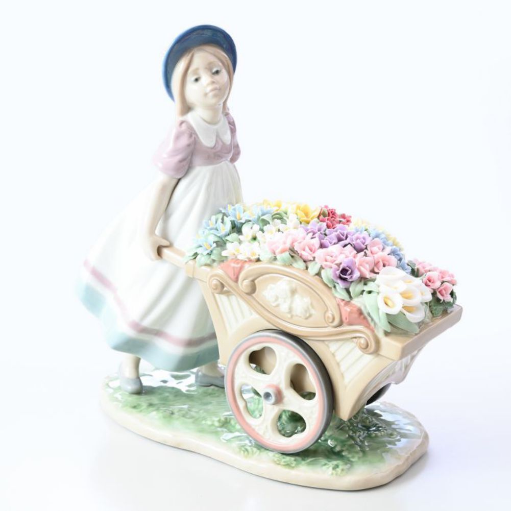 リヤドロ 可愛いお花屋さん フィギュア 人形 女性 LLADRO リアドロ