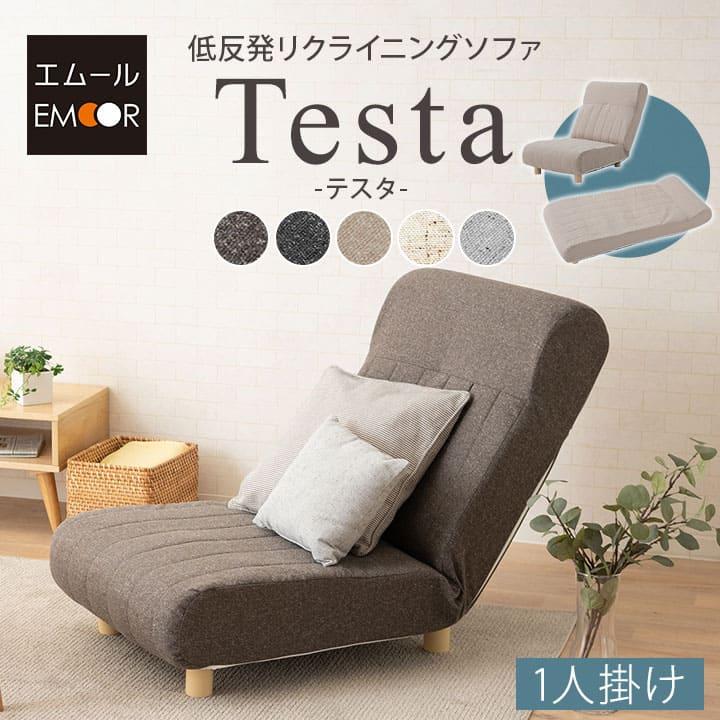 EMOOR（エムール） リクライニング 1人掛け ソファ チェア Testa 日本