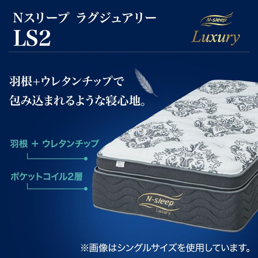 ニトリ（NITORI） ダブルマットレス(Nスリープラグジュアリー LS2