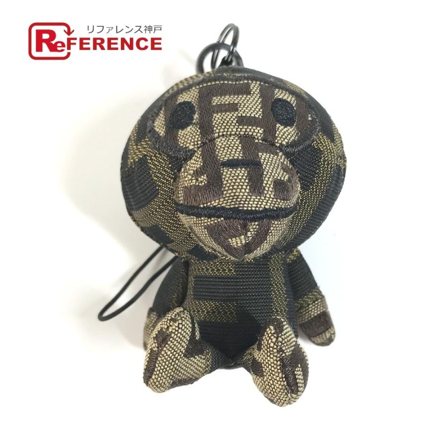 FENDI（フェンディ） 美品 マイロ ズッカ 携帯ストラップ ぬいぐるみ A