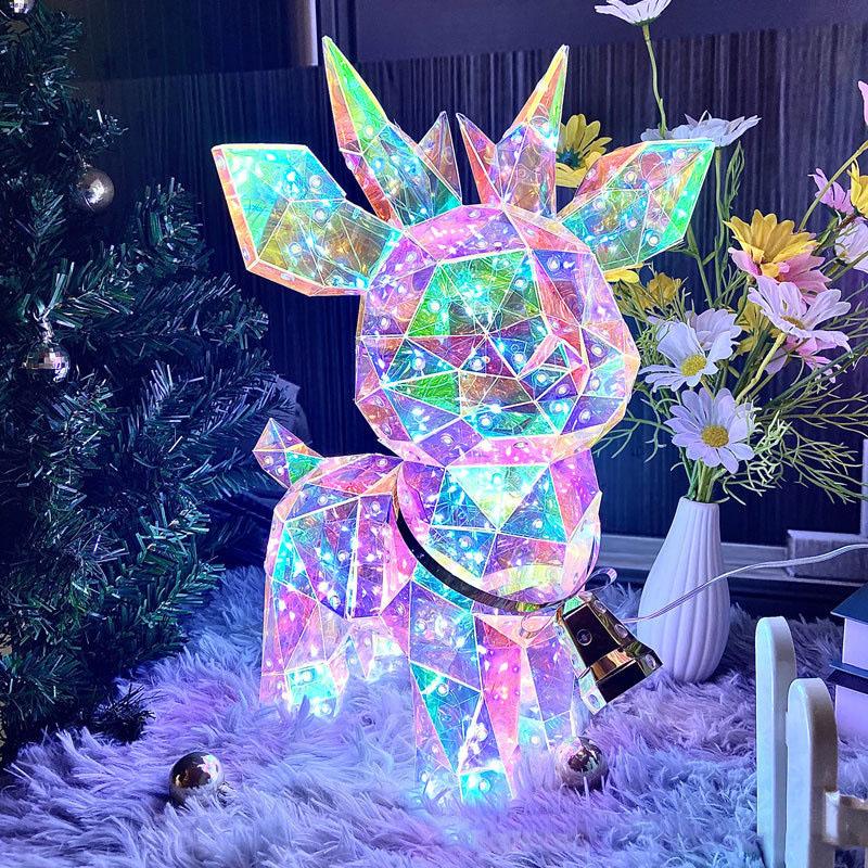 クリスマスライト USB/電池式 開閉ボタン付き クリスマスツリー