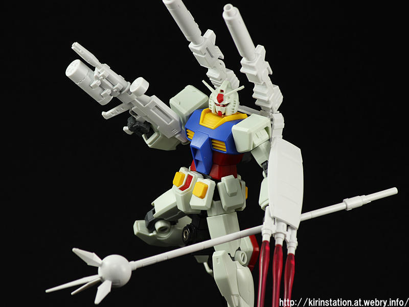HGUC RX-78-2 ガンダム 対応武器セットA ガンダムエース付録 レビュー