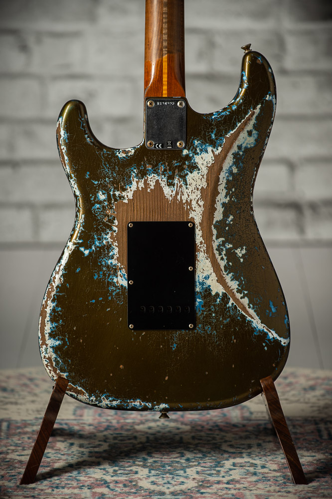 Fender '59 Strat HSS Super Heavy Relic Dirty Olive Drab SN