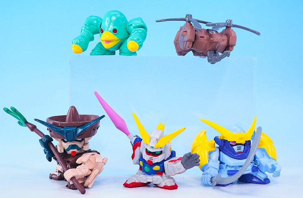 MINI DEFENDER COLLECTION GUNDAM FIGHT SET 1 レビュー : おもちゃの