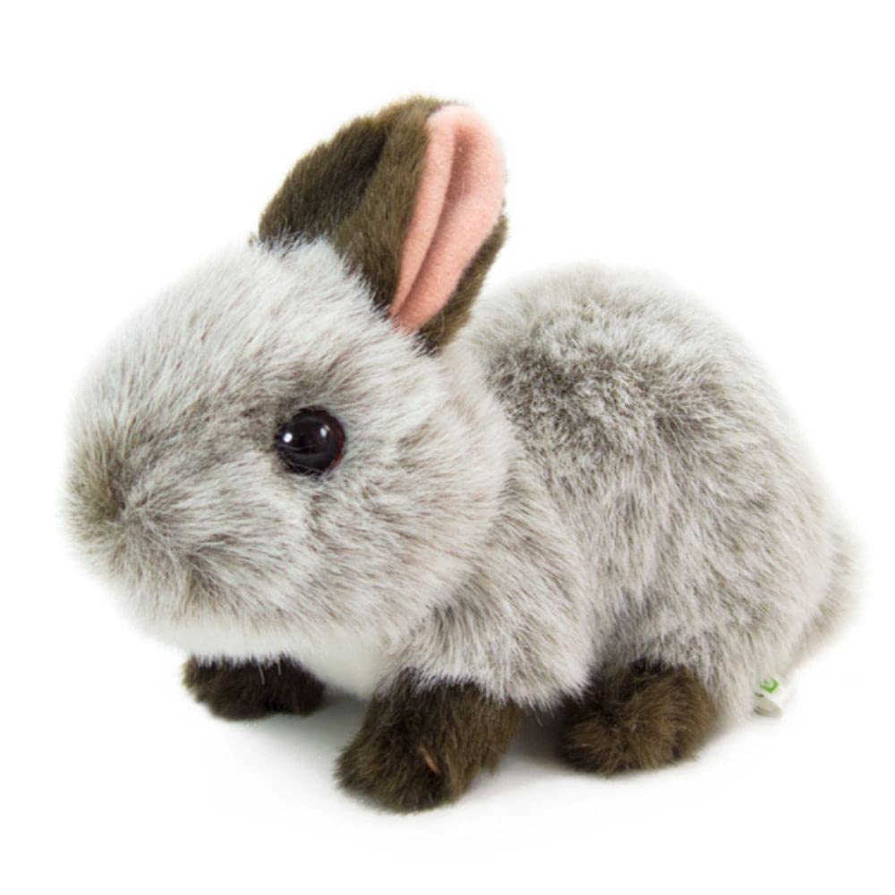 Amazon.co.jp: 吉徳 りくのなかまたち ウサギ ぬいぐるみ グレー
