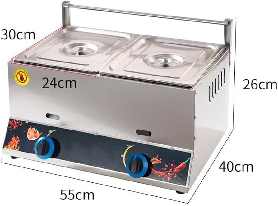 Amazon.co.jp: 大型 ガスフライヤー 8L+8Lダブルシリンダー フライヤー