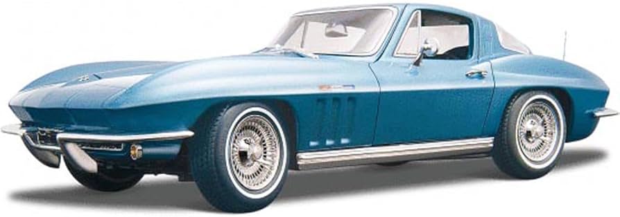 Amazon.com: Maisto 1965 Chevy Corvette, Blue 31640BL - 1/18 Scale