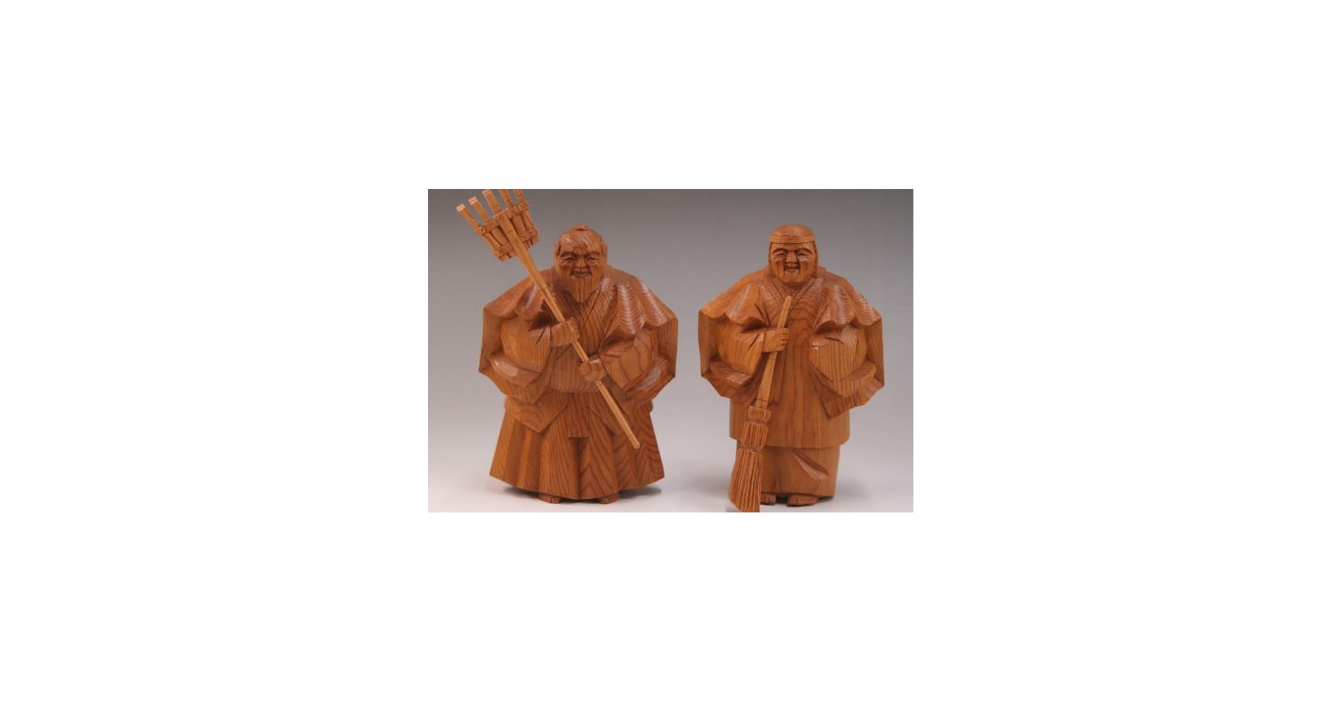 Amazon | 高砂人形(一位一刀彫6寸)、高さ18cm 結納ドットコム