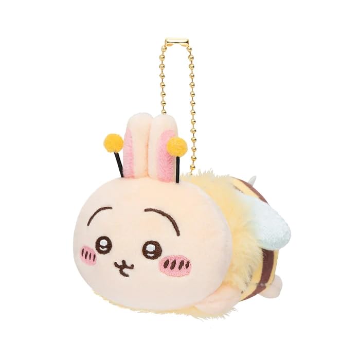 Amazon.co.jp: ちいかわ ハチさんマスコット ぬいぐるみ うさぎ : おもちゃ