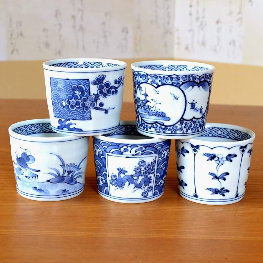 Amazon | そばちょこ そば猪口 セット 波佐見焼 有田焼 かわいい