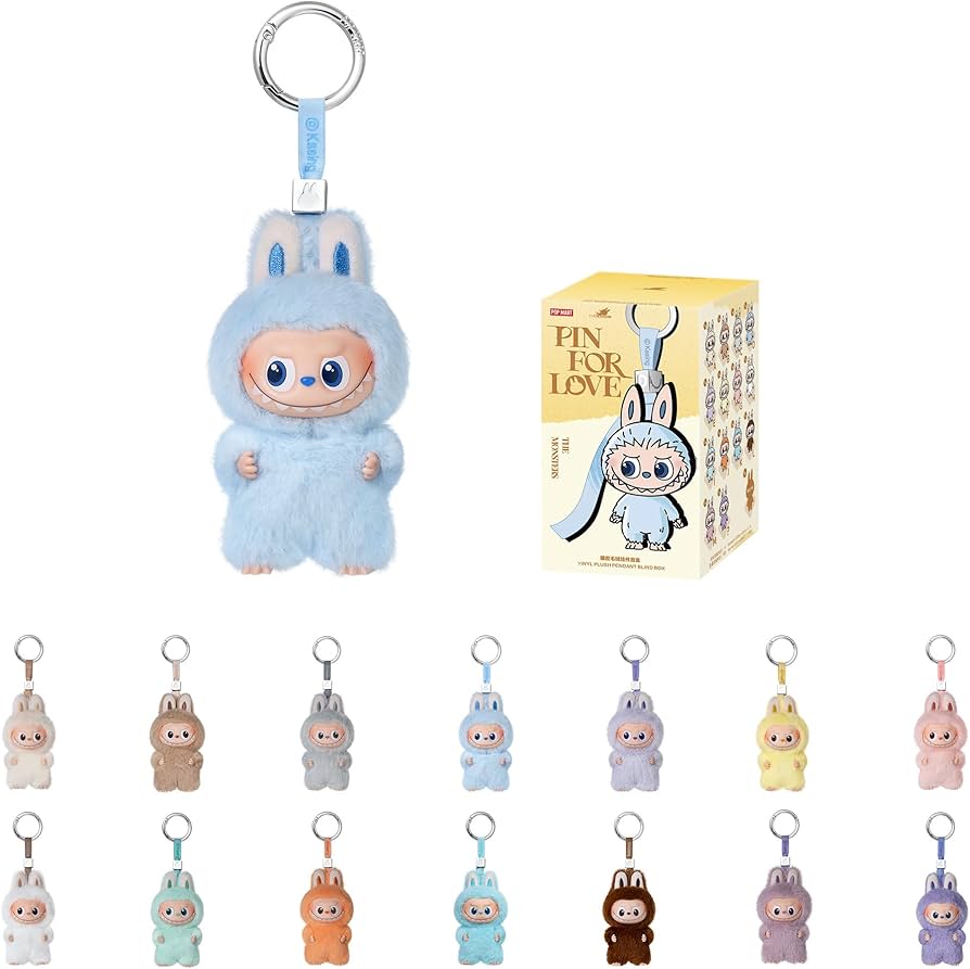 Amazon.co.jp: POP MART The Monster PIN for Loveシリーズ - ビニール
