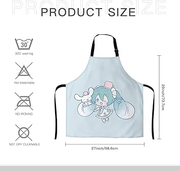 Amazon｜エプロン 初音ミク miku 美少女 萌え メンズ レディース