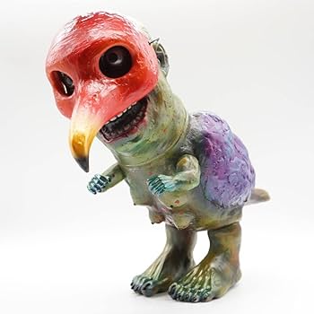 Amazon.co.jp: Kaiju Tan BIGBIRDMAN 緑 グリーン 血飛沫 付き ソフビ