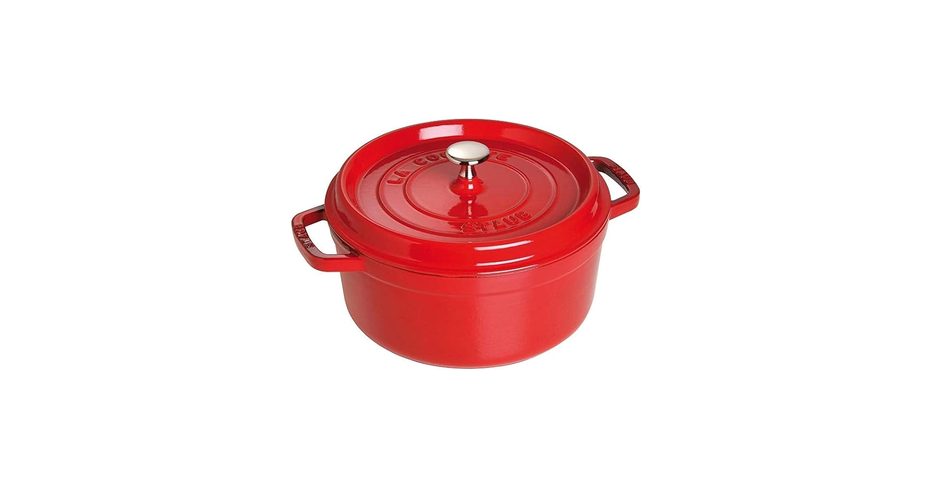 Amazon.com: STAUB 40509-840-0 Cocotte Round 26cm Cherry: Dutch