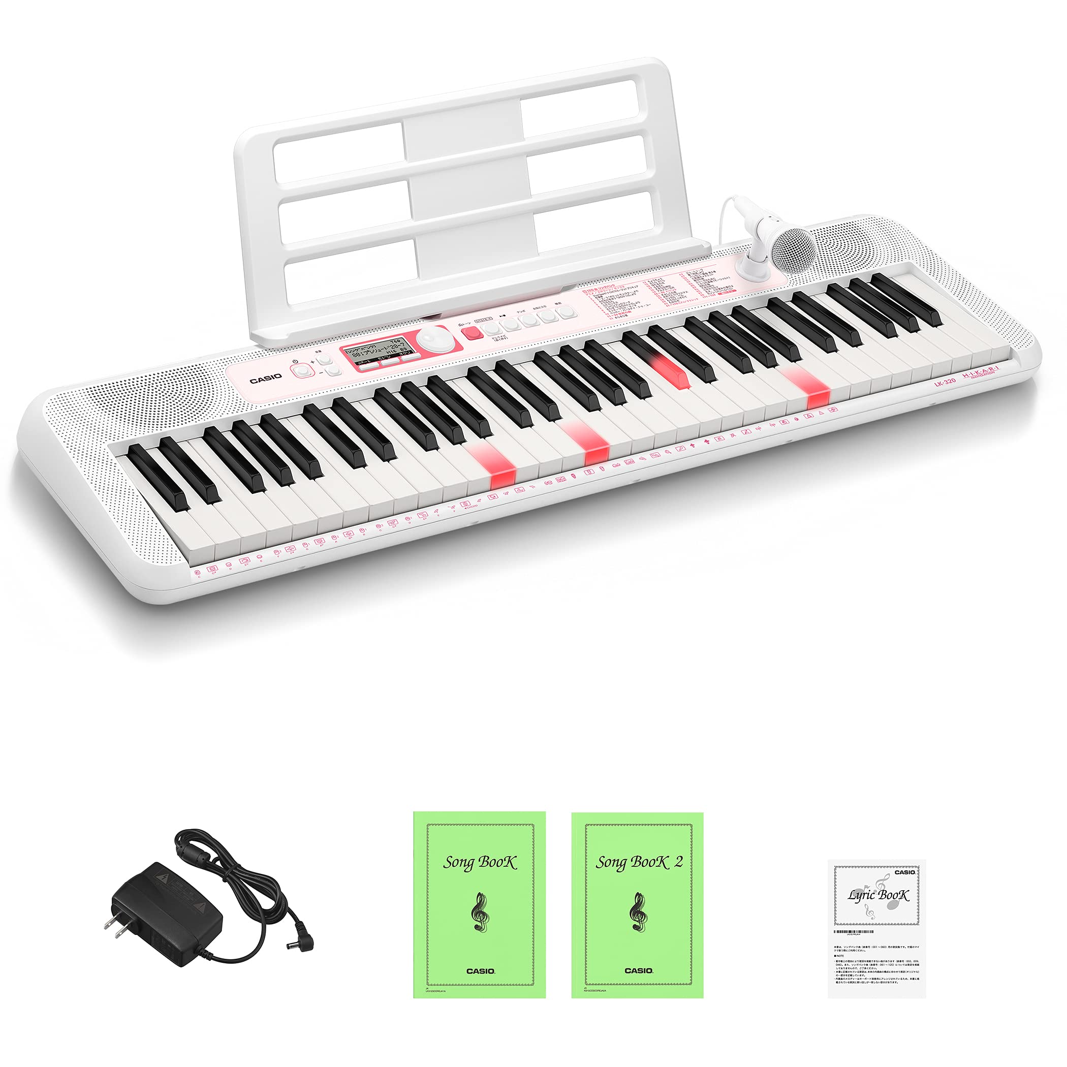Amazon.co.jp: カシオ(CASIO)光ナビゲーション電子キーボード LK-320