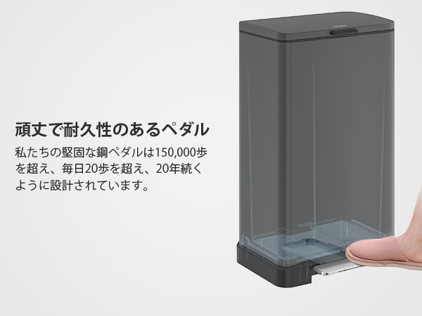 Amazon｜Mbillion ゴミ箱 おしゃれ ふた付き ステンレス 40リットル