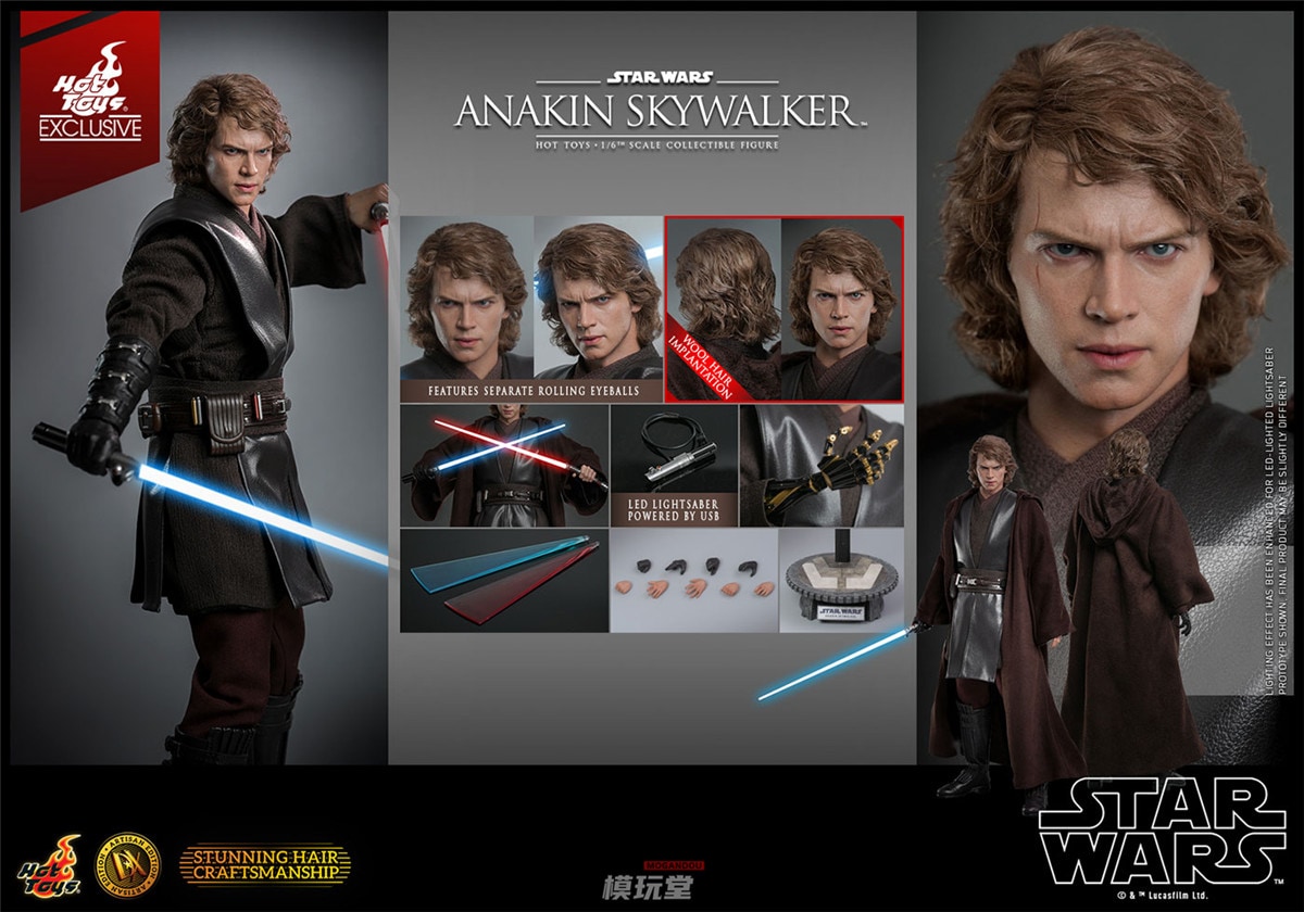 ホットトイズ 1/6 スター・ウォーズ アナキン・スカイウォーカー