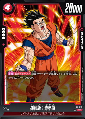 FP-013 孫悟飯：青年期 PR【交流会参加賞】 | プロモーション【FP