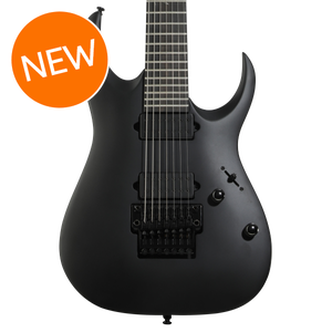 Ibanez Iron Label RGIF7 Multi-Scale - Black Stained | Sweetwater