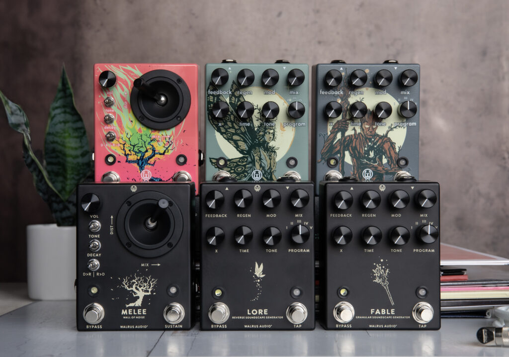 Walrus Audio MELEE、LORE、FABLEに 