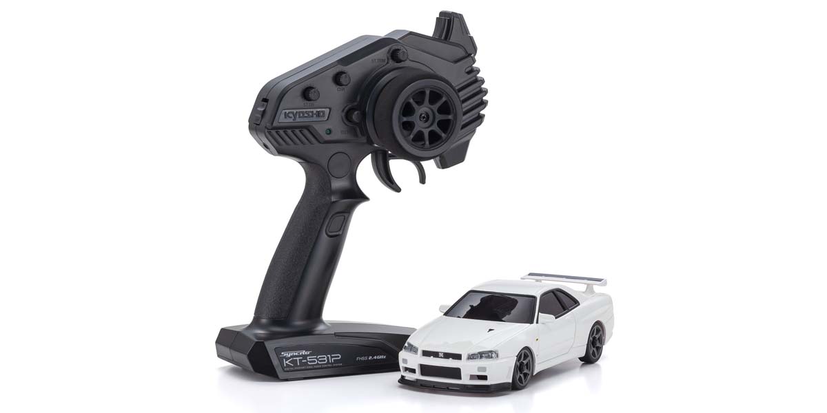 ミニッツAWD 日産 スカイライン GT-R R34 V.specⅡ ニュル ホワイト